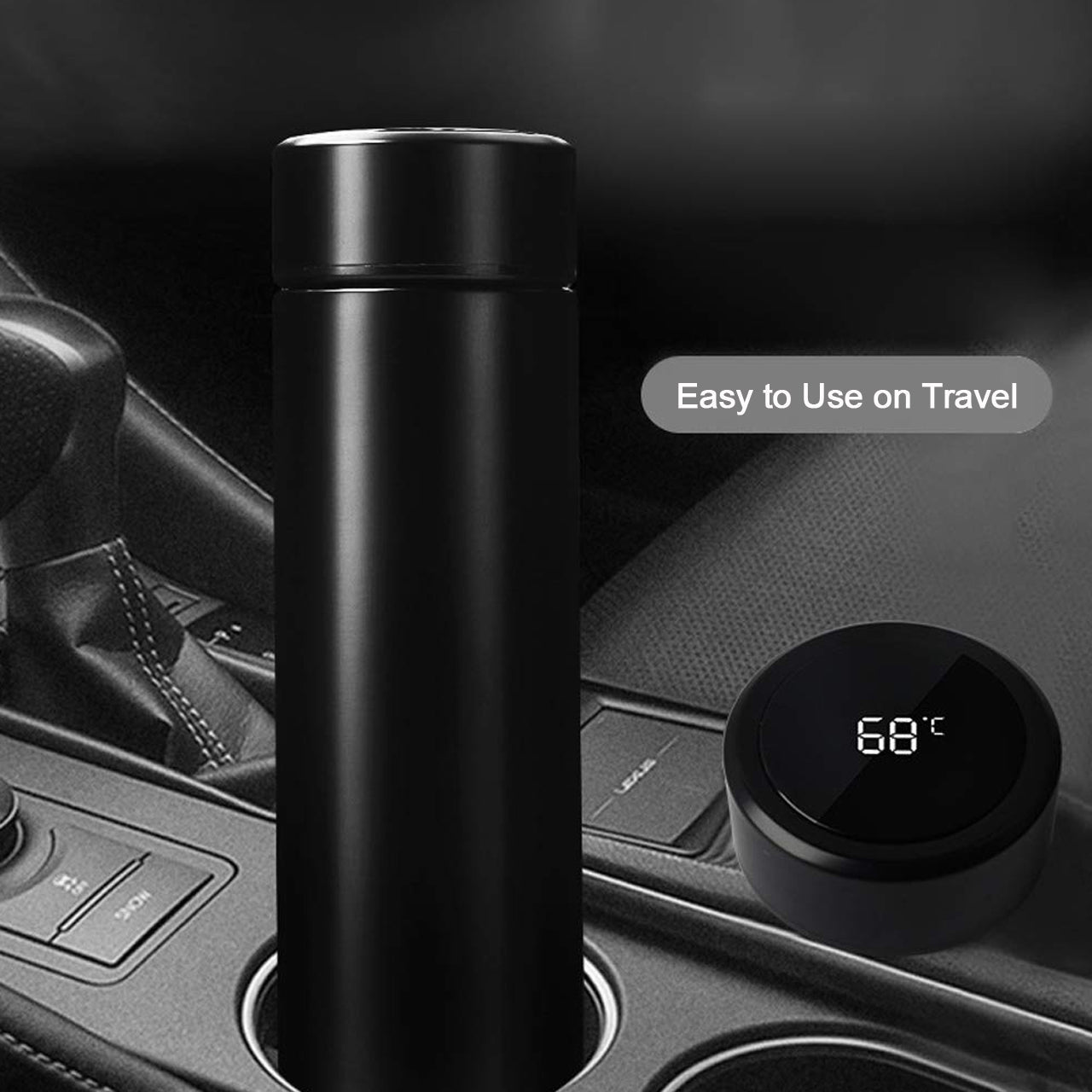 0726B SMART VACUUM INSULATED WATER BOTTLE WITH LED TEMPERATURE DISPLAY DeoDap 0726B SMART VACUUM INSULATED WATER BOTTLE WITH LED TEMPERATURE DISPLAY DeoDap